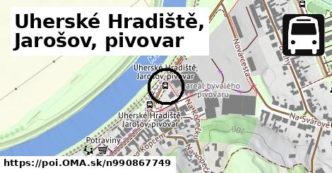 Uherské Hradiště, Jarošov, pivovar