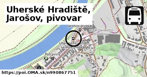 Uherské Hradiště, Jarošov, pivovar