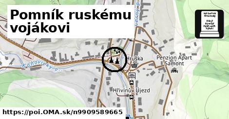 Pomník ruskému vojákovi