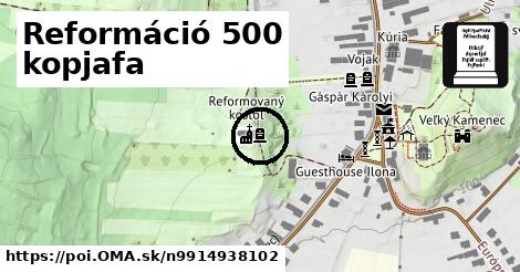 Reformáció 500 kopjafa