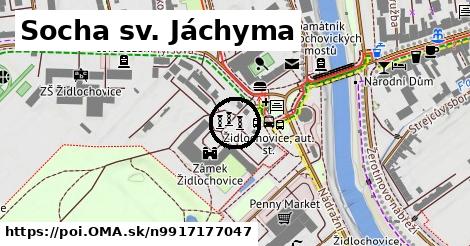 Socha sv. Jáchyma