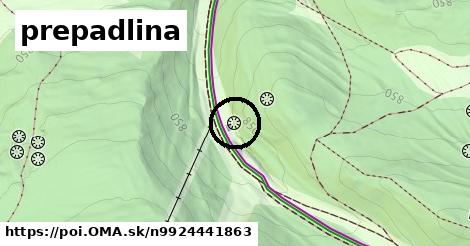 prepadlina