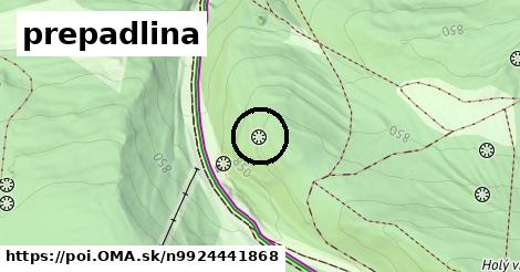 prepadlina