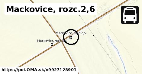 Mackovice, rozc.2,6