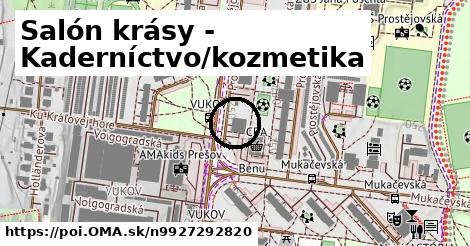 Salón krásy - Kaderníctvo/kozmetika