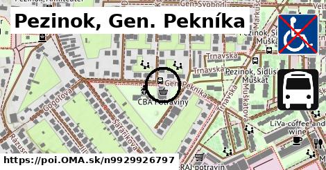 Pezinok, Gen. Pekníka