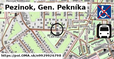 Pezinok, Gen. Pekníka