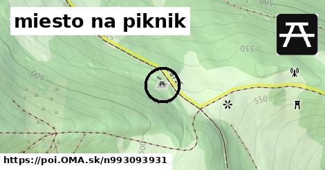 miesto na piknik