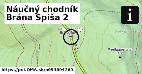 Náučný chodník Brána Spiša 2