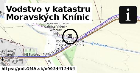 Vodstvo v katastru Moravských Knínic