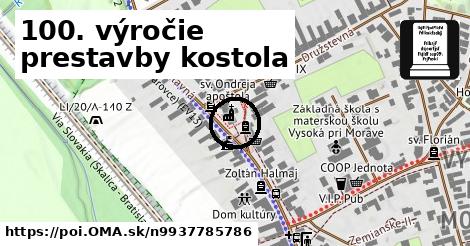 100. výročie prestavby kostola