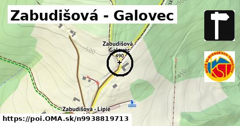 Zabudišová - Galovec