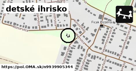 detské ihrisko