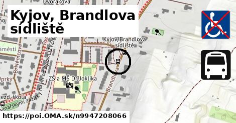 Kyjov, Brandlova sídliště