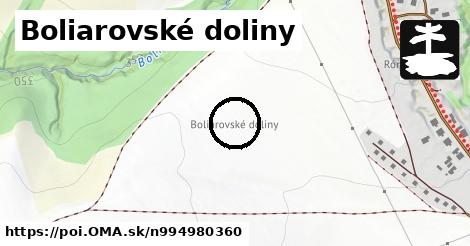 Boliarovské doliny