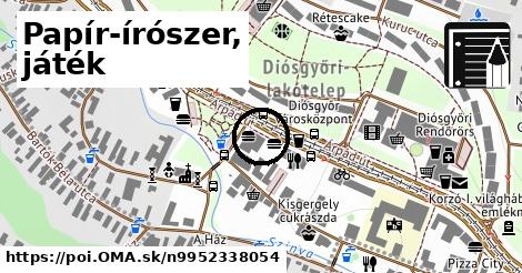 Papír-írószer, játék