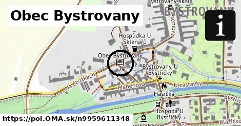Obec Bystrovany