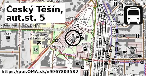 Český Těšín, aut.st. 5