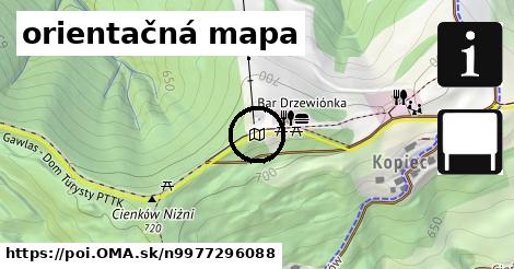 orientačná mapa