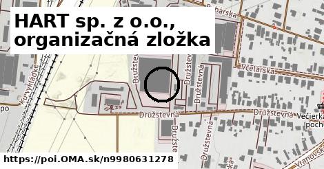 HART sp. z o.o., organizačná zložka