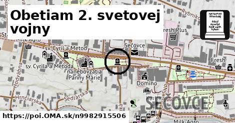 Obetiam 2. svetovej vojny