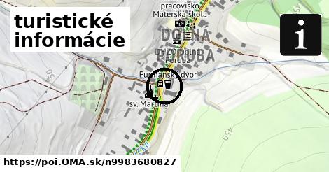 turistické informácie