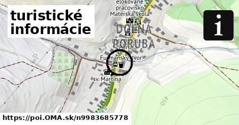 turistické informácie