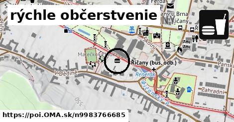 rýchle občerstvenie