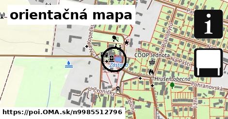 orientačná mapa