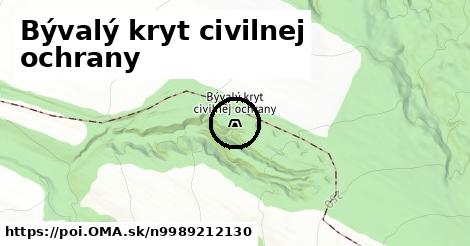 Bývalý kryt civilnej ochrany