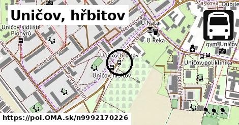 Uničov, hřbitov