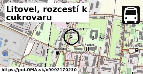 Litovel, rozcestí k cukrovaru