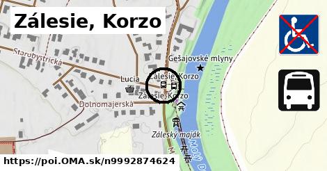 Zálesie, Korzo