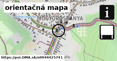 orientačná mapa