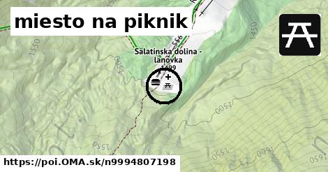 miesto na piknik