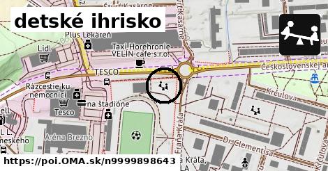 detské ihrisko