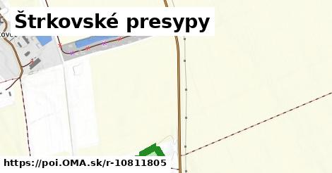 Štrkovské presypy