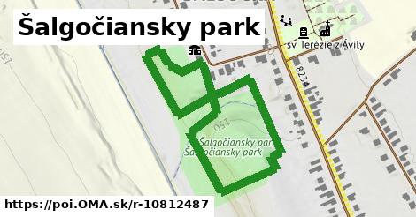 Šalgočiansky park