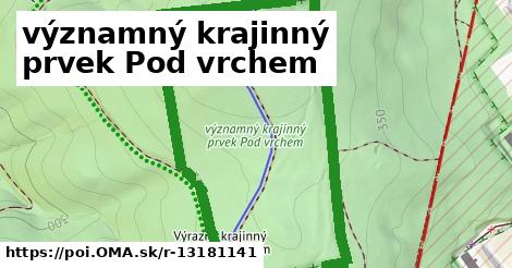 významný krajinný prvek Pod vrchem