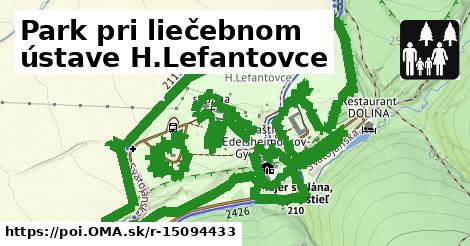 Park pri liečebnom ústave H.Lefantovce