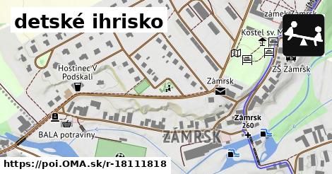 detské ihrisko