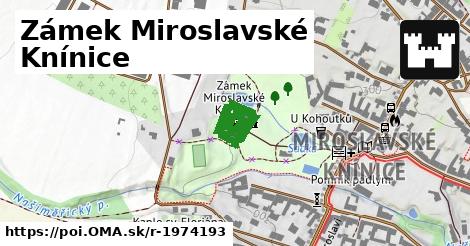 Zámek Miroslavské Knínice