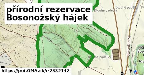 přírodní rezervace Bosonožský hájek