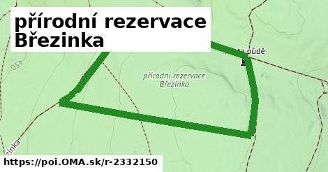 přírodní rezervace Březinka