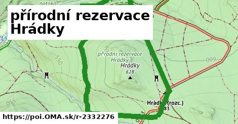 přírodní rezervace Hrádky