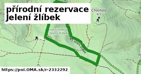 přírodní rezervace Jelení žlíbek