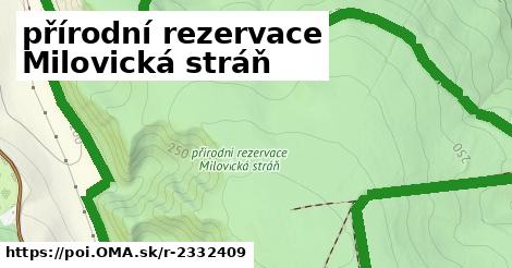 přírodní rezervace Milovická stráň