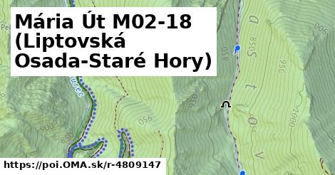 Mária Út M02-18 (Liptovská Osada-Staré Hory)