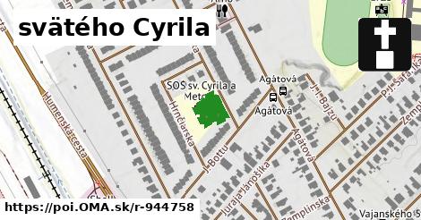 svätého Cyrila