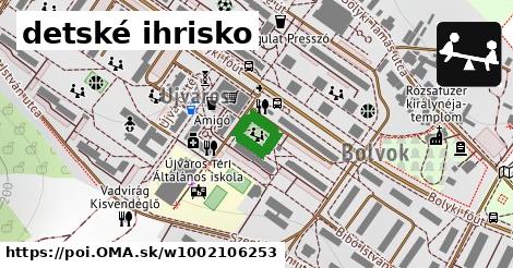 detské ihrisko